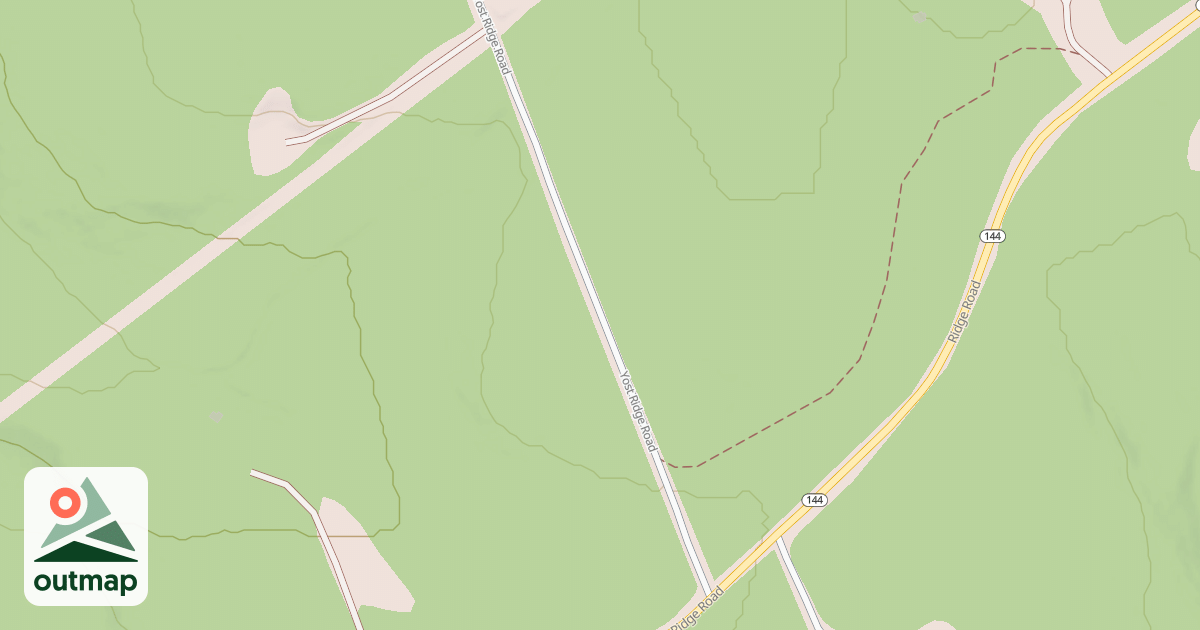 Map of Panther Snowmobile Trails
