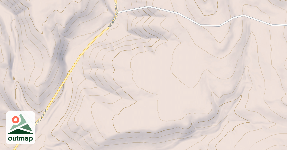Map of BOLES CANYON BR 5R