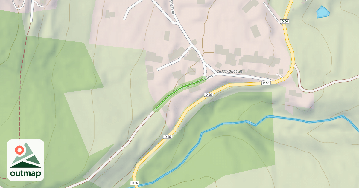 Map of Impasse de la Croix