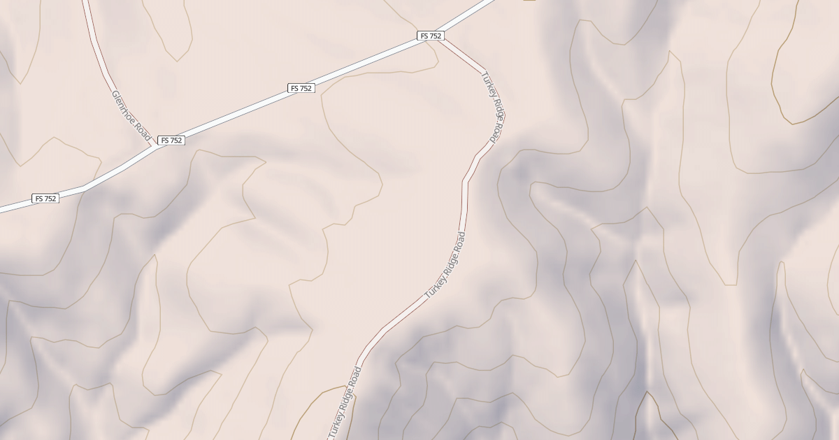 Map preview of TURKEY RIDGE