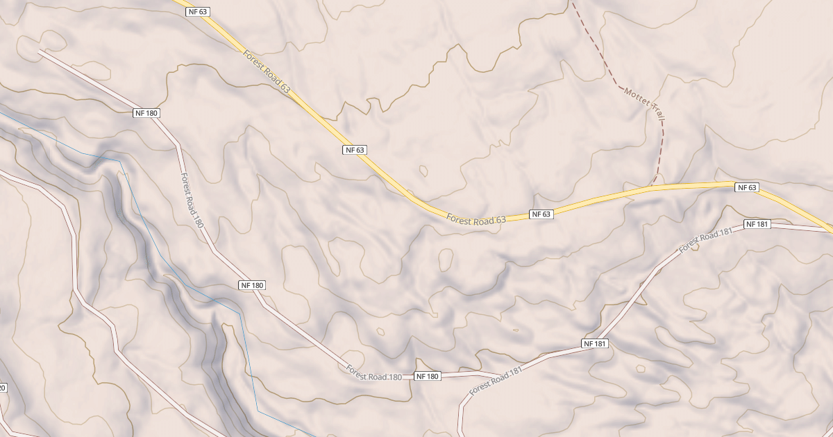 Map preview of USFS National Forest System Roads {B48A82D8-D631-49A4-A986-61ADF75EB851}
