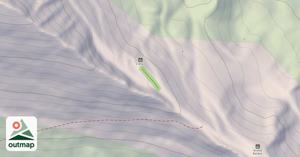 Map of Crêtes