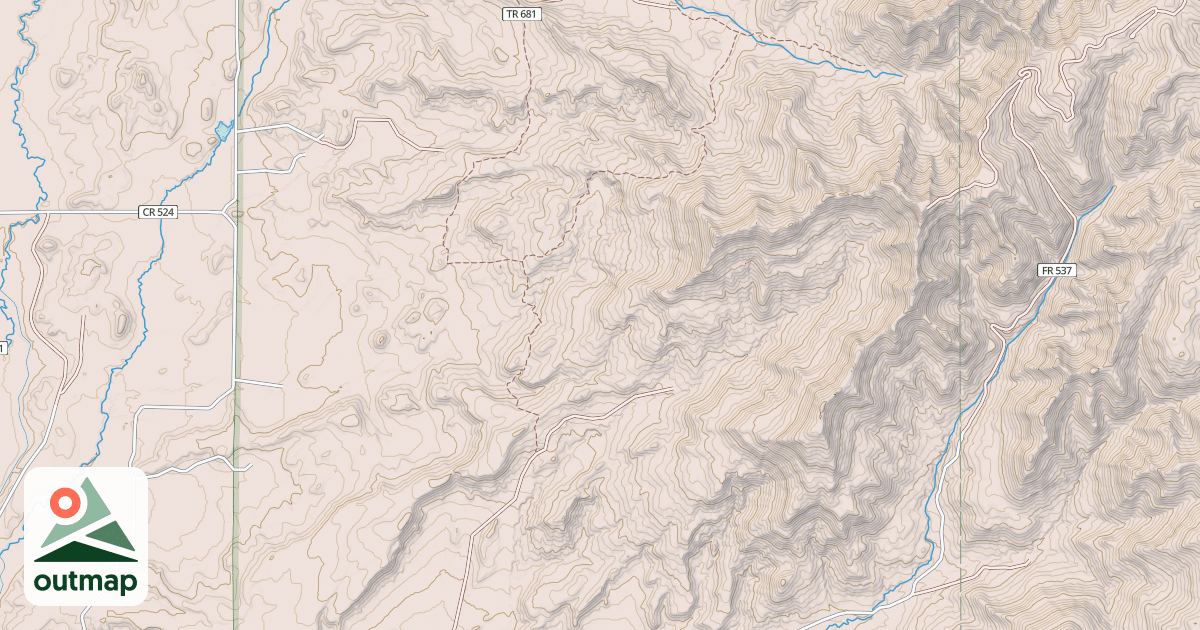 Map of Green Canyon