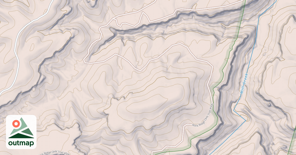 Map of Rock Ridge Ohv Trail