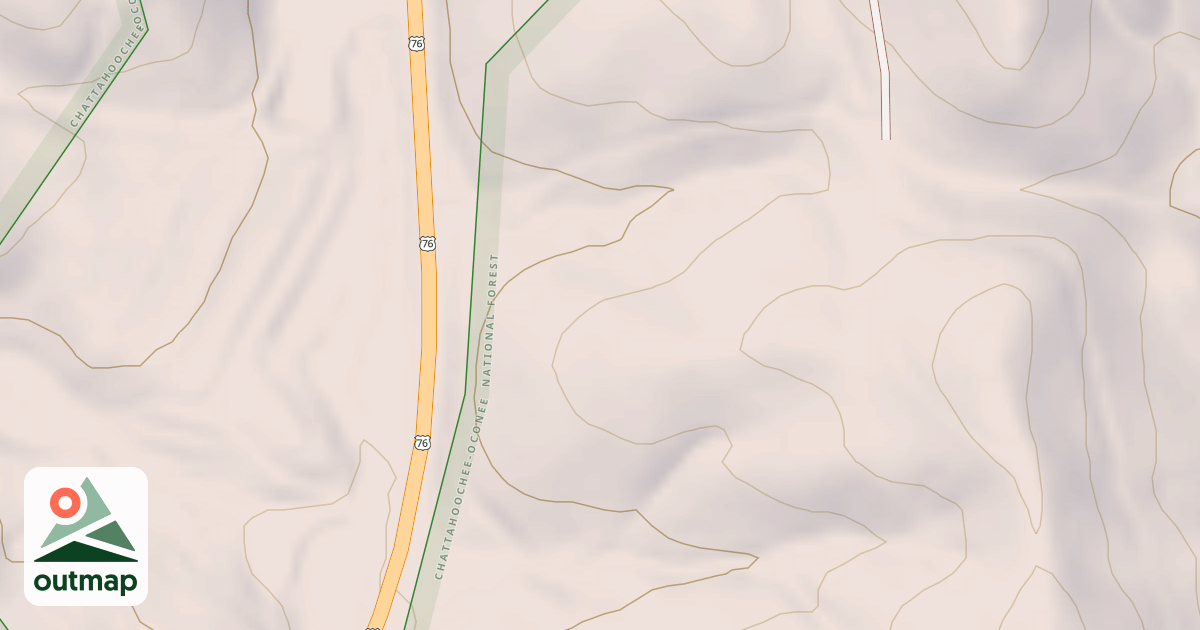 Map of WHISPERING PINE