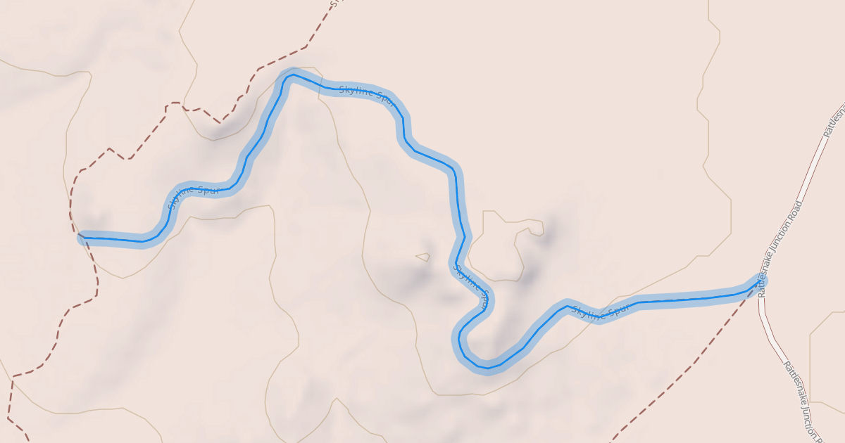 Map preview of Skyline Spur