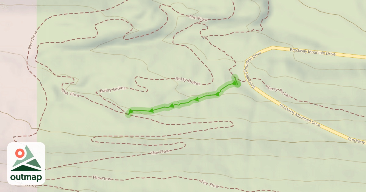 Map of Berry Picker - Upper Daisy Spur