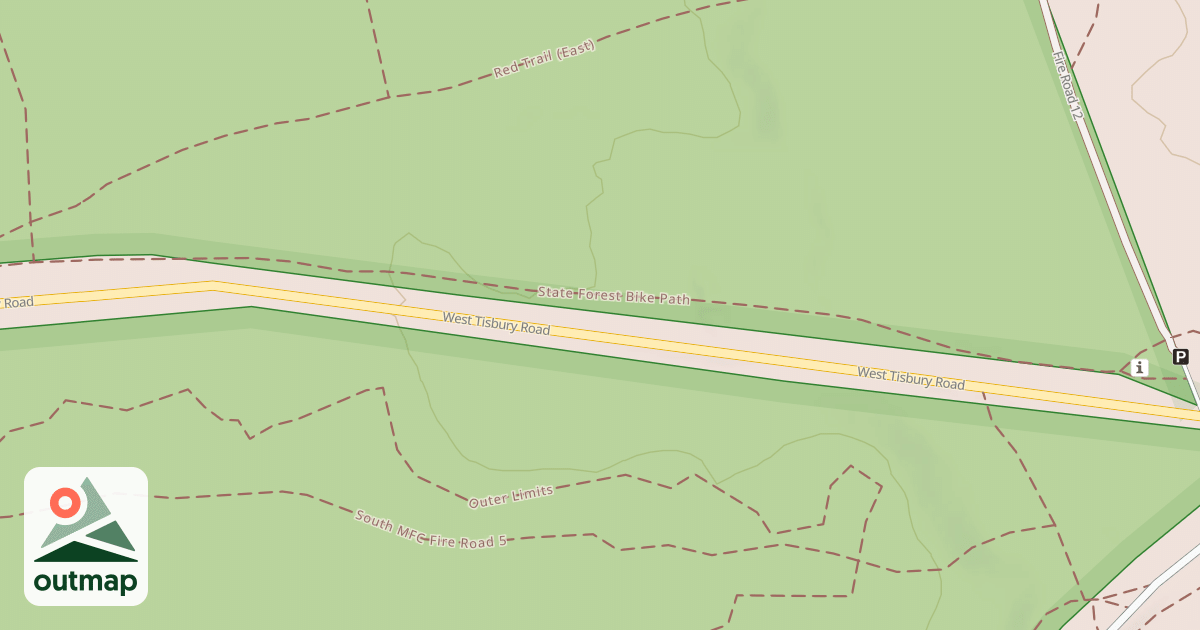 Map of Correllus Bike Path
