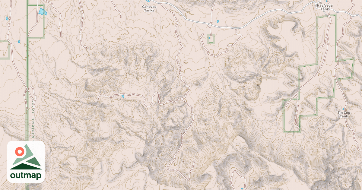 Map of 4001 S