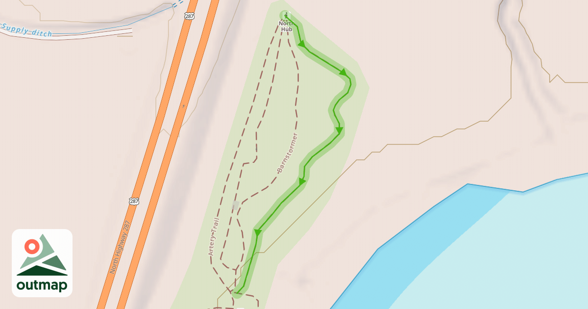Map of Ditchrider