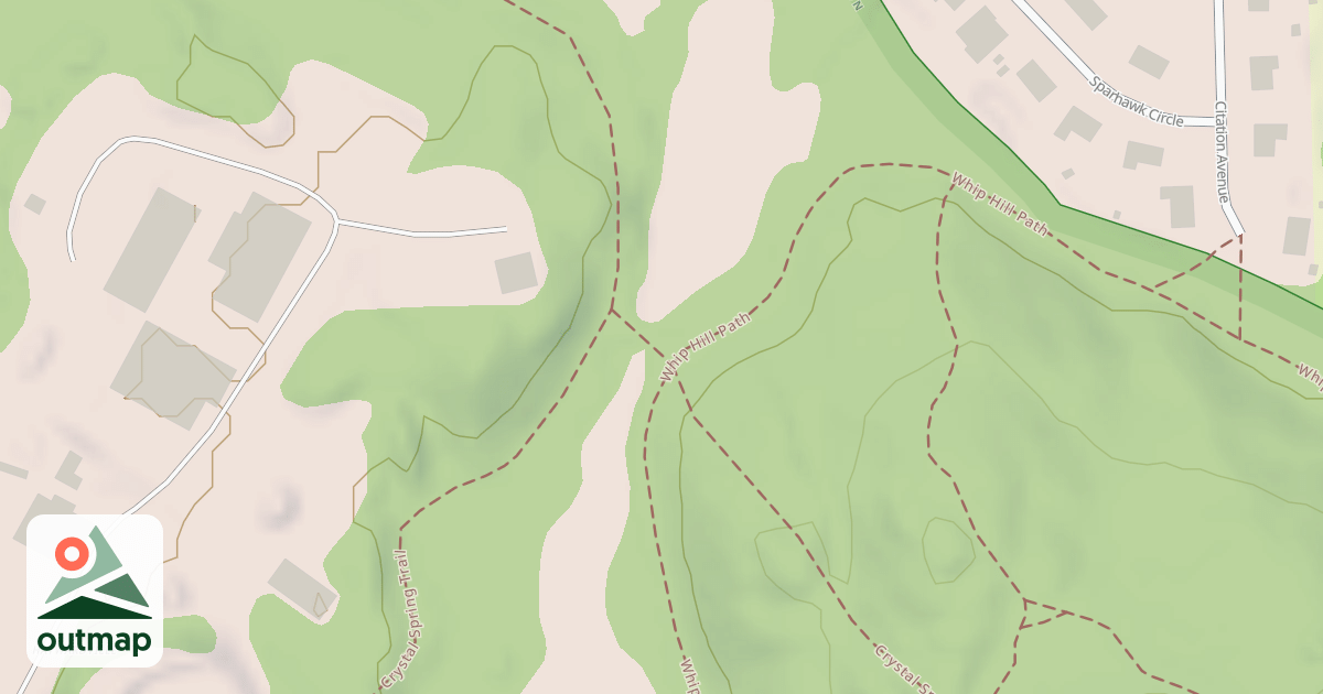 Map of Crystal Spring Trail