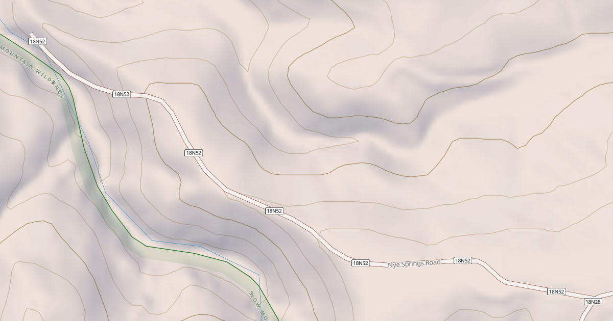 Map preview of NYE SPRINGS