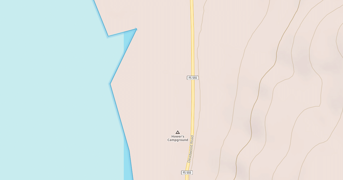 Map preview of HOWERS CAMPGROUND