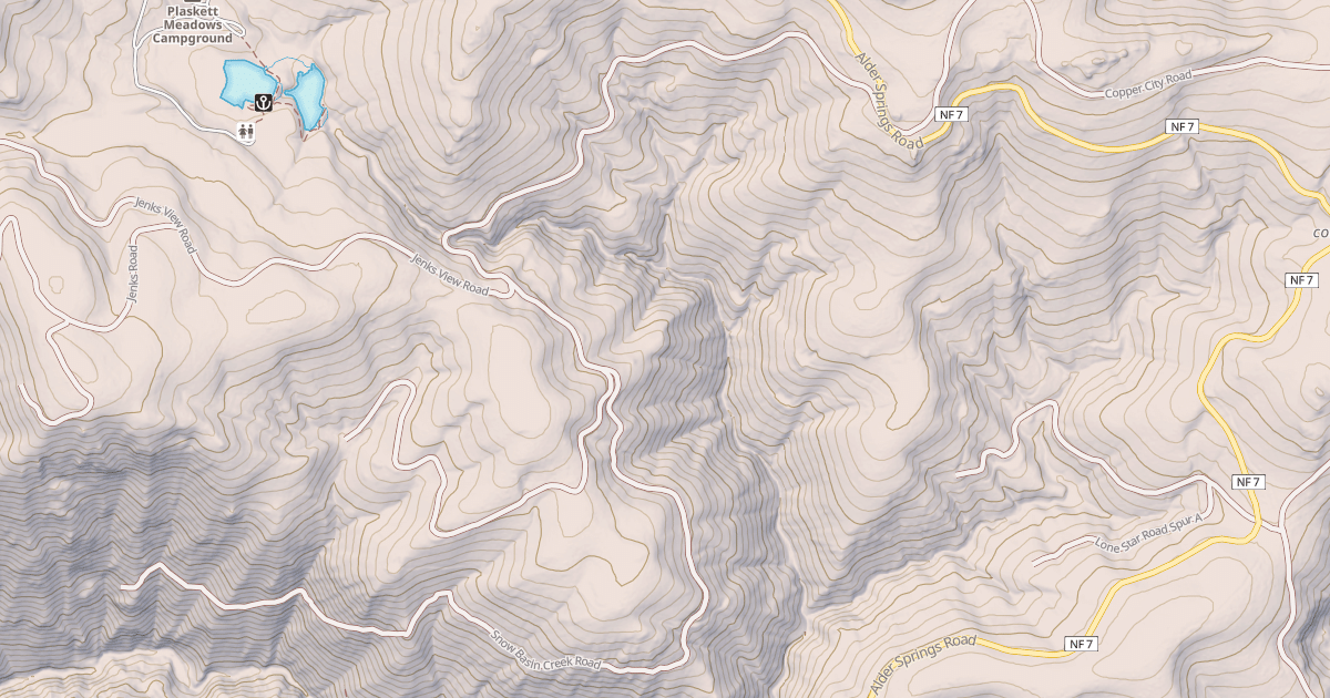 Map preview of SNOW BASIN CR.