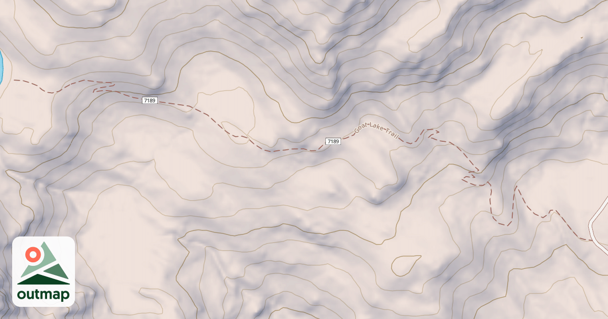Map of GOAT LAKE