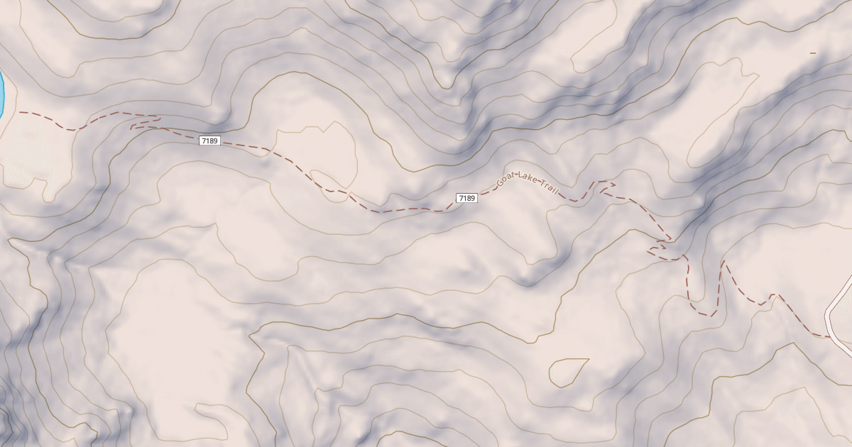 Map preview of GOAT LAKE