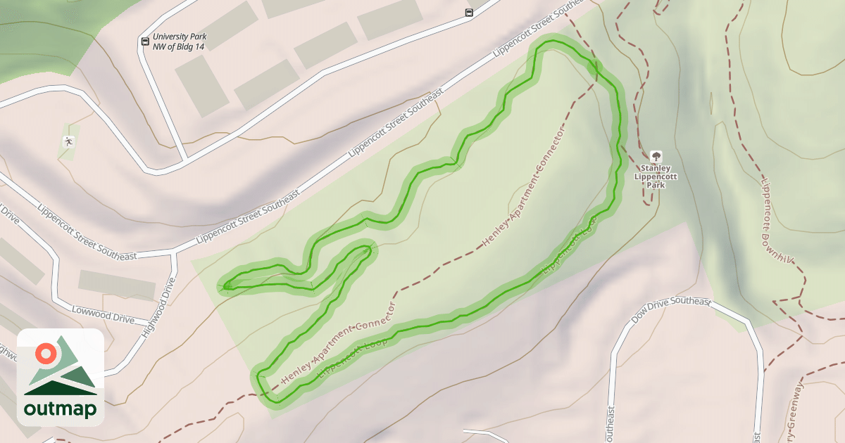 Map of Lippencott Loop