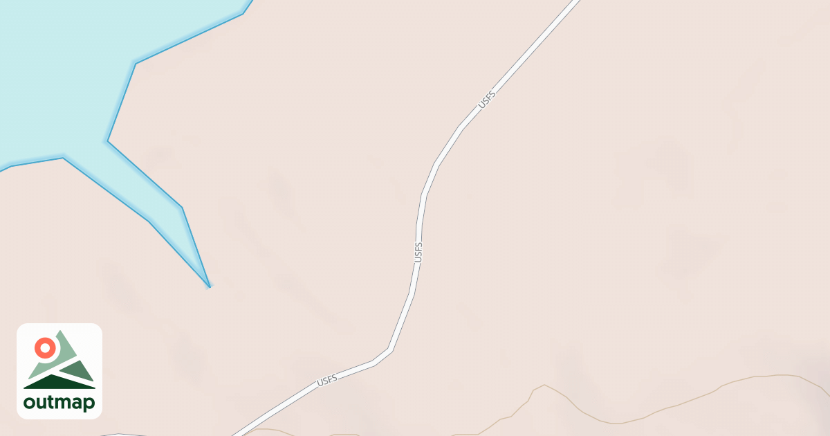 Map of Twin Lakes Road
