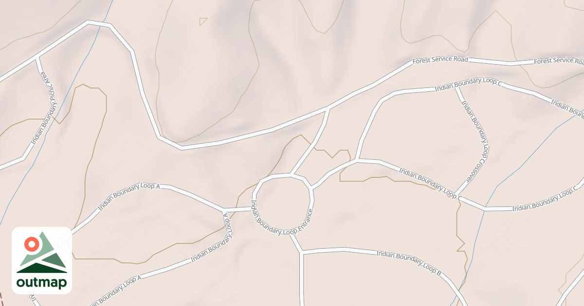 Map of INDIAN BDY. LOOP ENT.