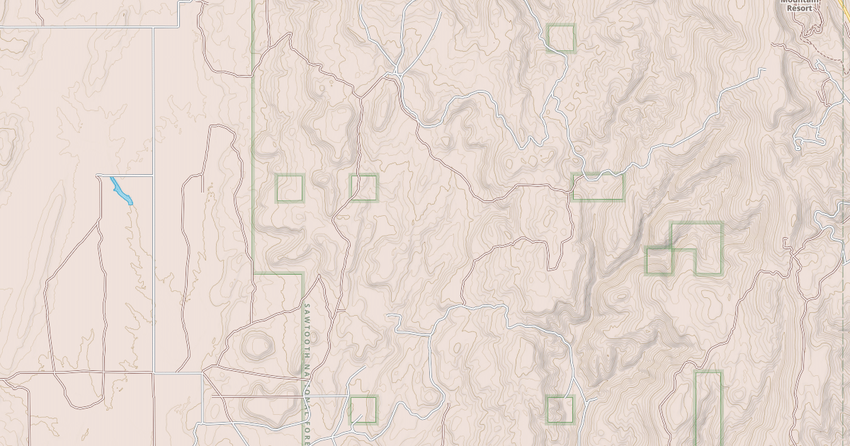 Map preview of LANGFORD FLAT