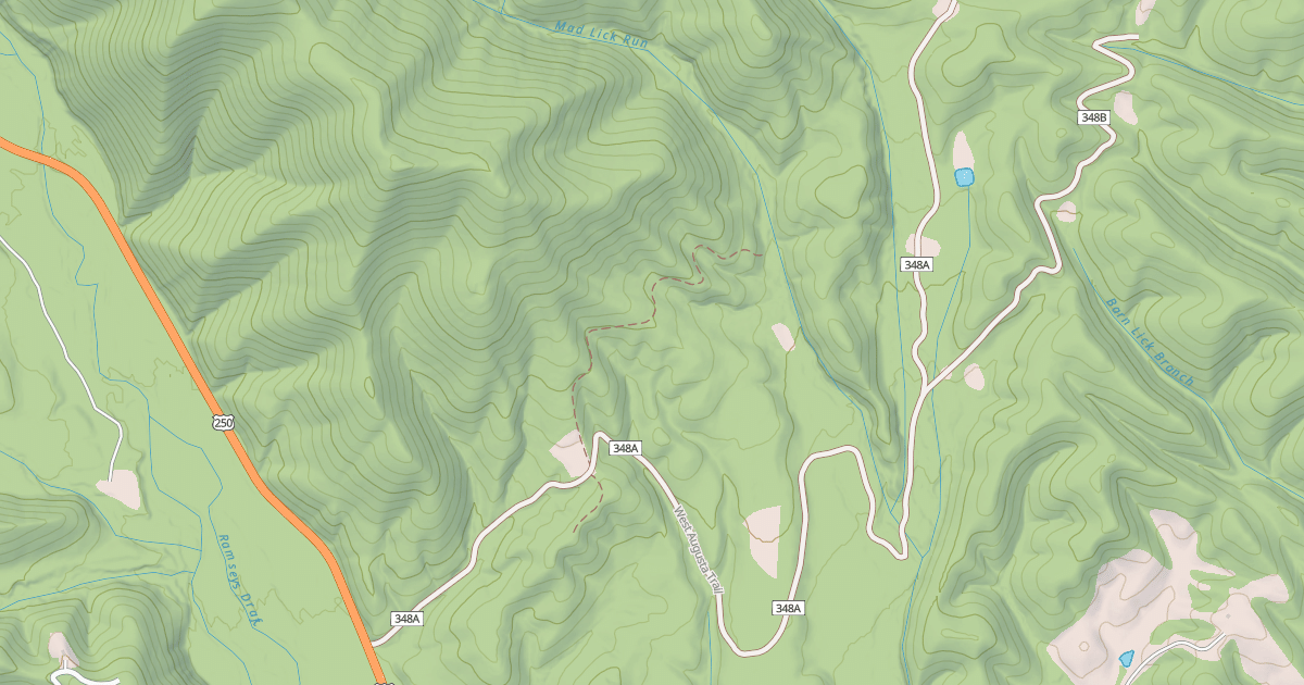 Map preview of WEST AUGUSTA
