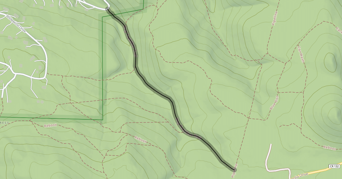 Map preview of Dog Trail/Doe Trail