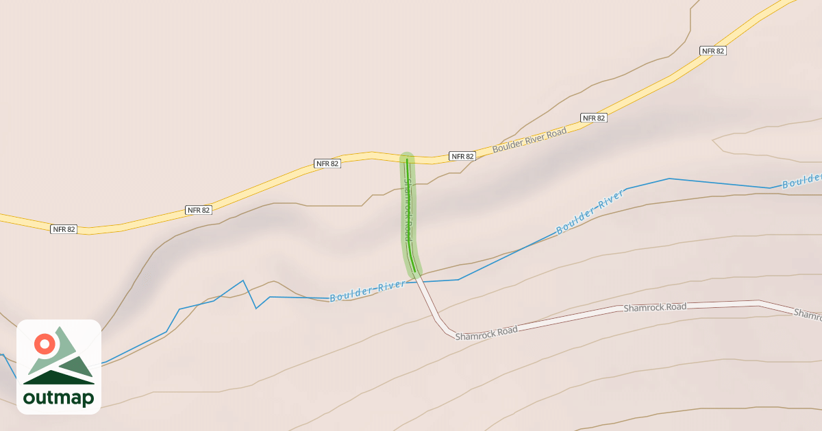 Map of Shamrock Road