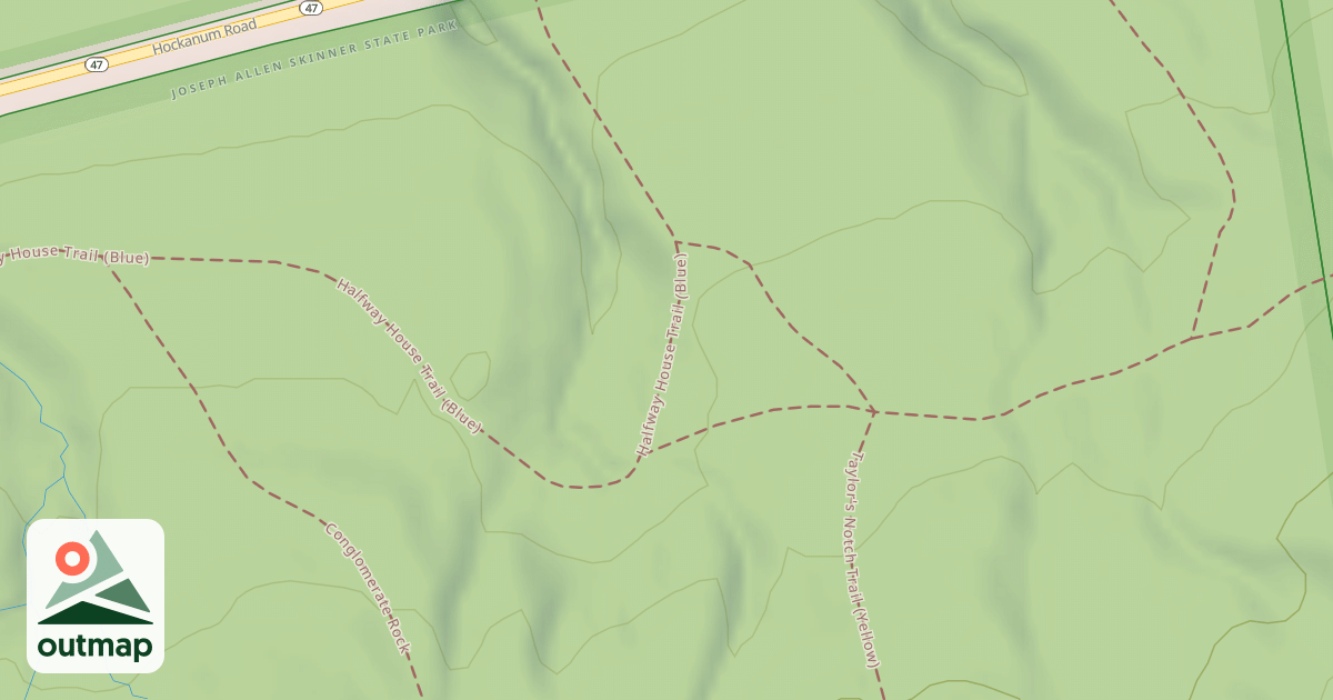 Map of Halfway House Trail
