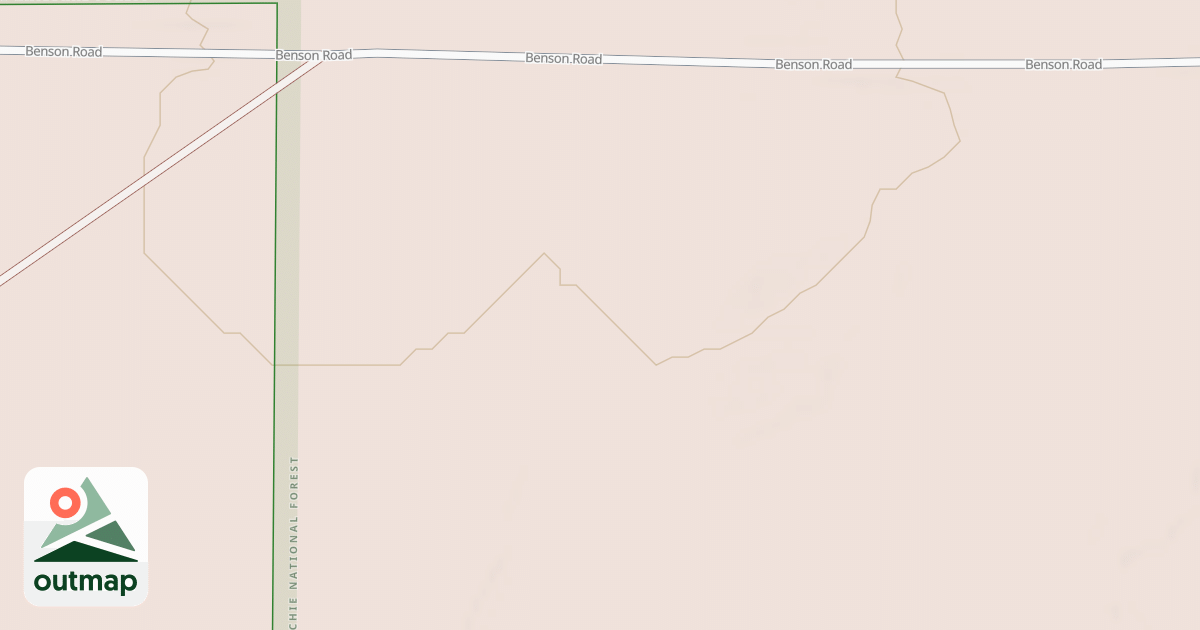 Map of USFS Motor Vehicle Use Map Roads {EA8D079A-0188-4F4D-9F1B-2CE925C2E81B}