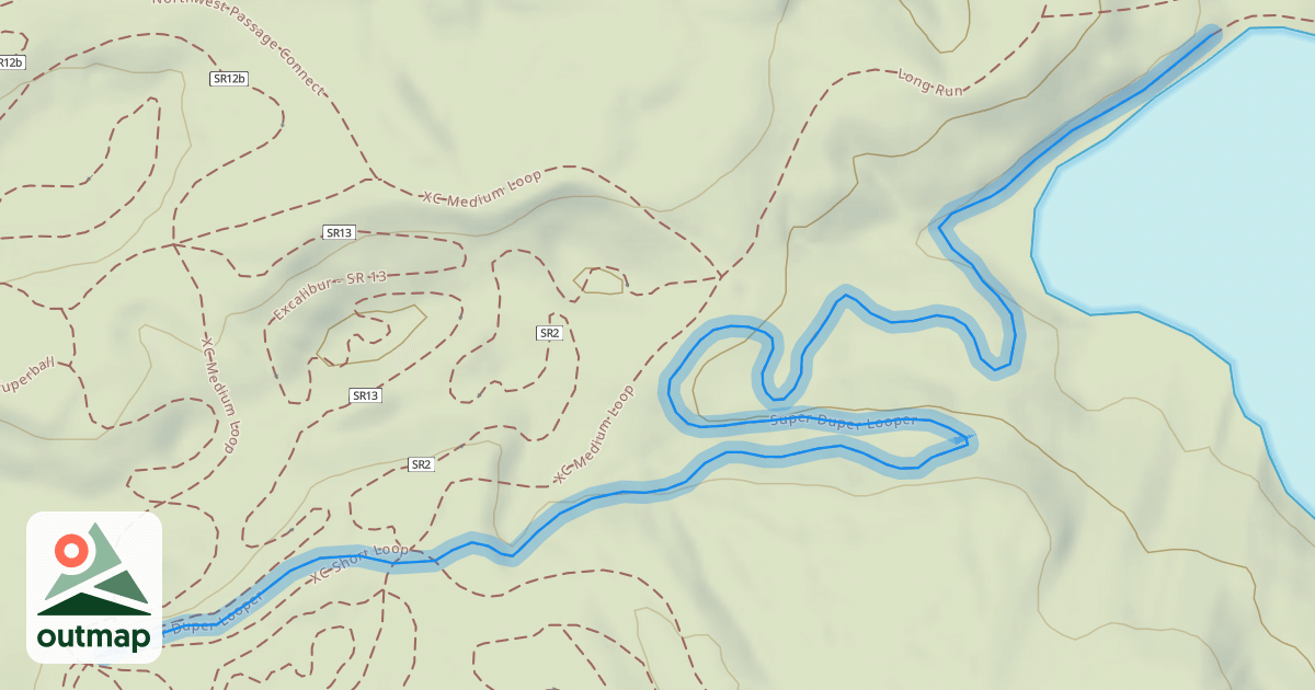 Map of Super Duper Looper