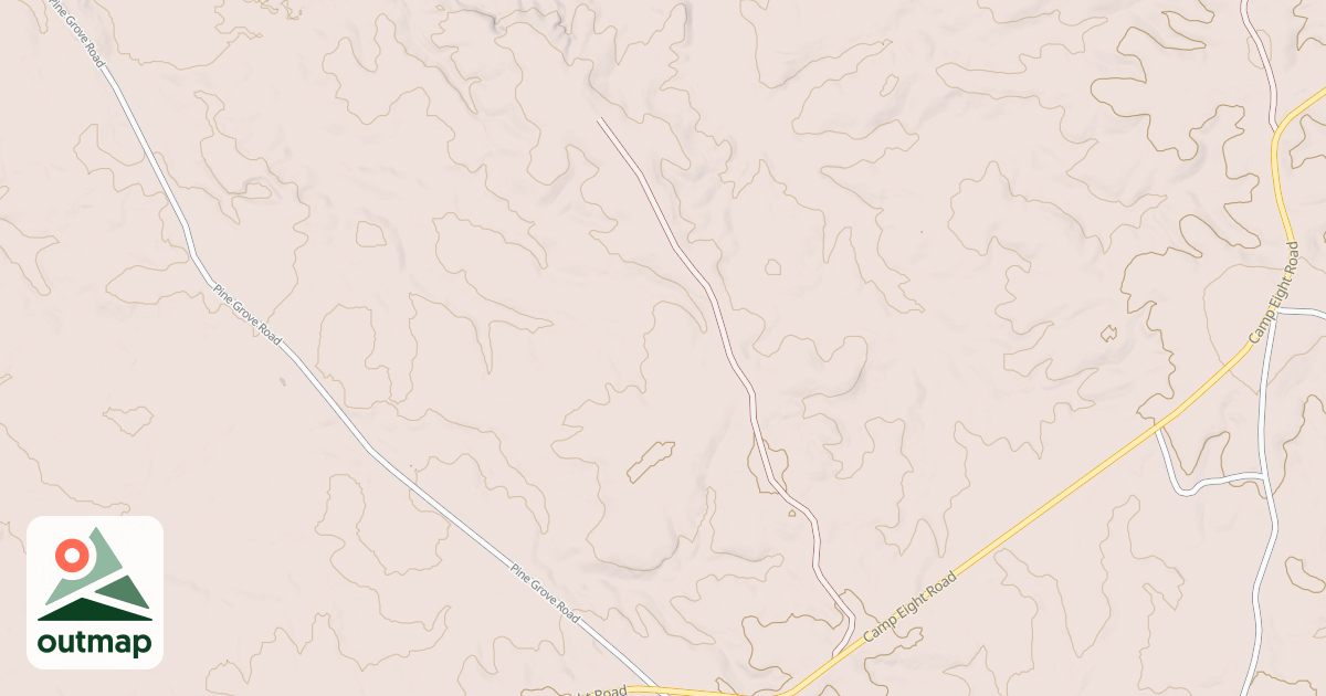 Map of MIDDLE BROOKS