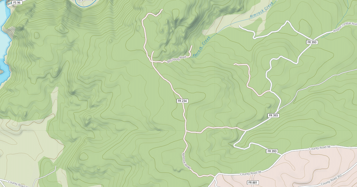 Map preview of RIMROCK
