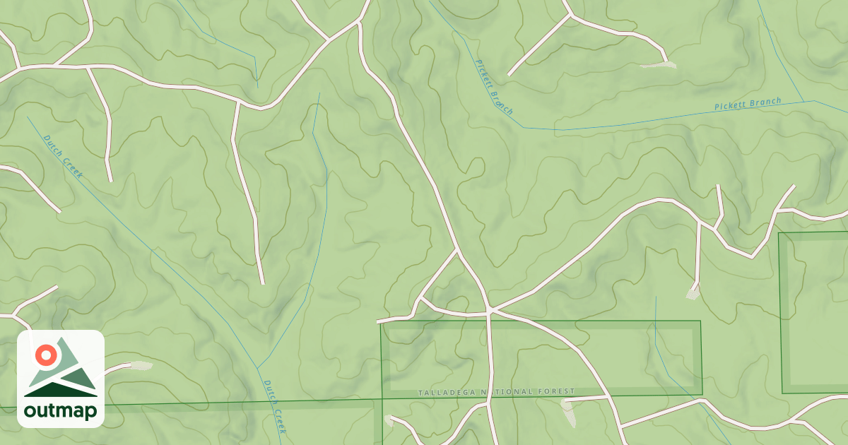 Map of DUTCH CREEK RD