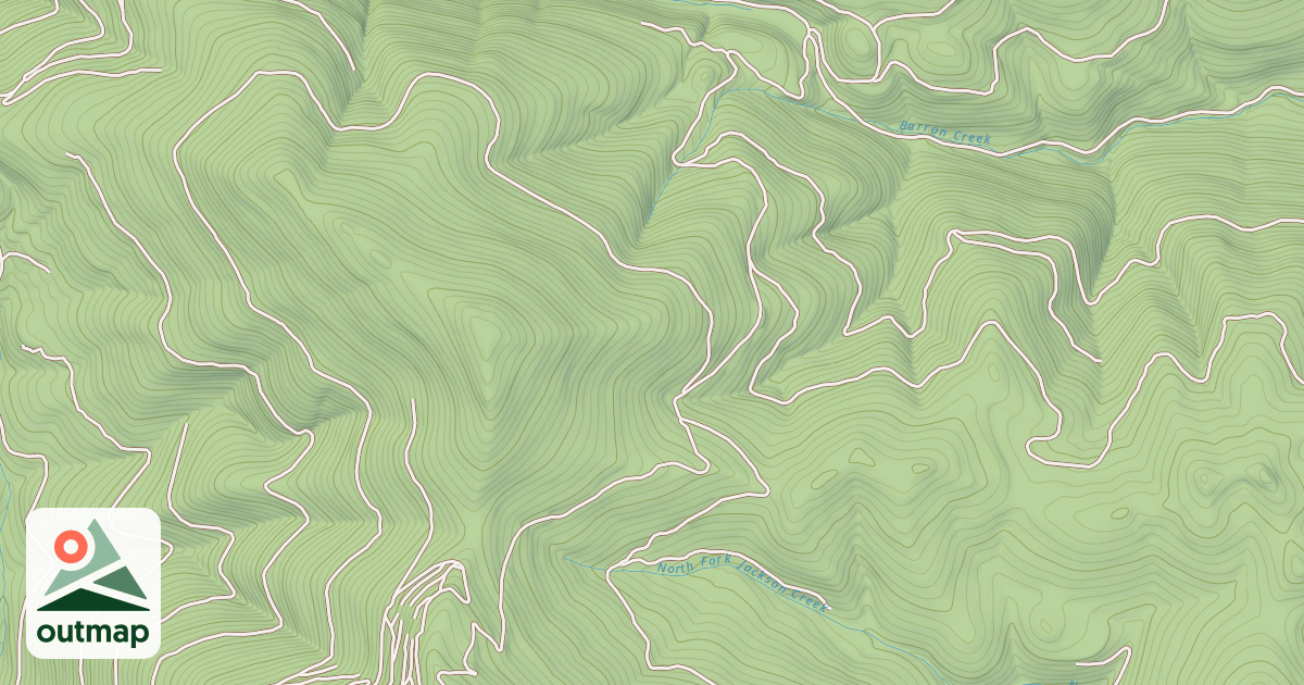 Map of BLUE MOUNTAIN