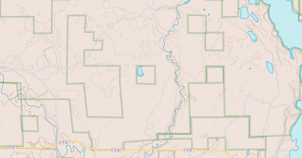 Map preview of WEST NORTH TURTLE RIVER