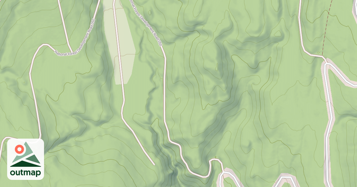 Map of USFS Motor Vehicle Use Map Roads {19A680BD-267C-446F-9658-7CD87E49D170}