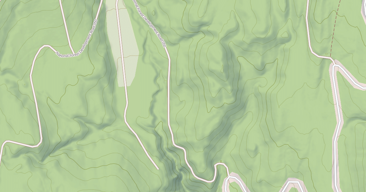 Map preview of USFS Motor Vehicle Use Map Roads {19A680BD-267C-446F-9658-7CD87E49D170}