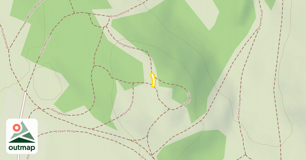 Map of Gong Hill