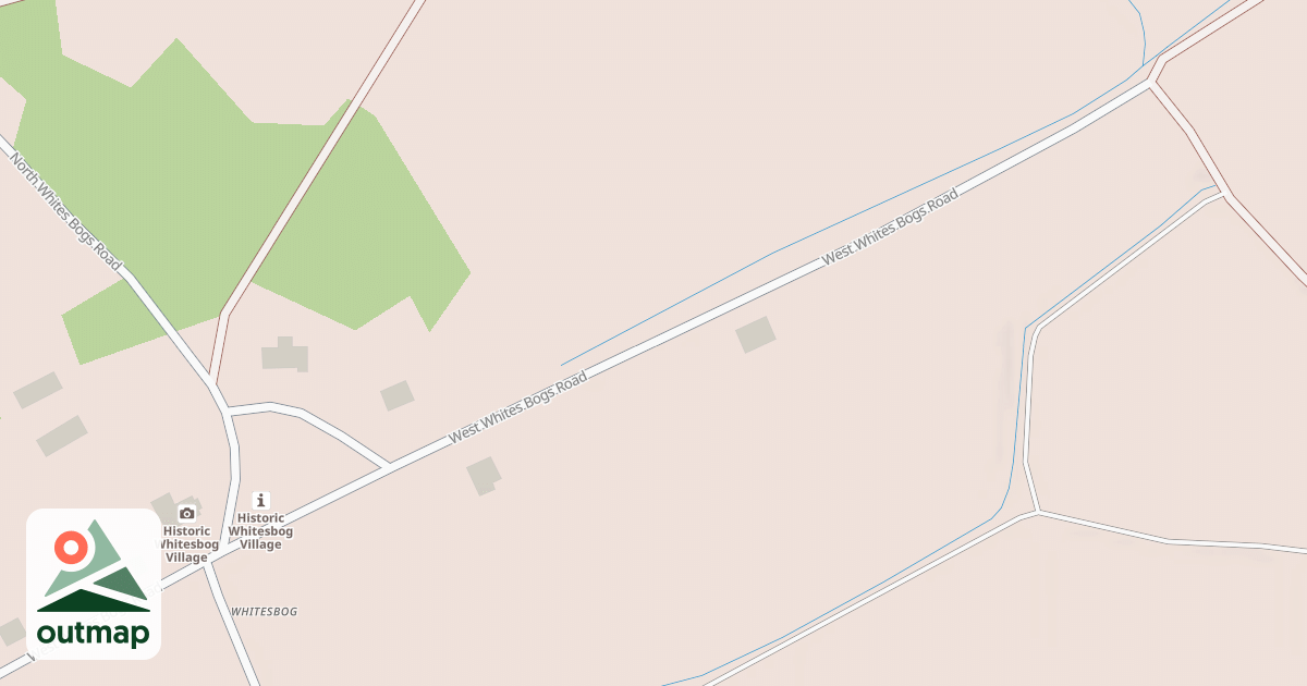 Map of Whitesbog Village Driving Tour
