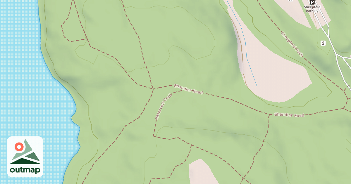 Map of Reservoir Trail