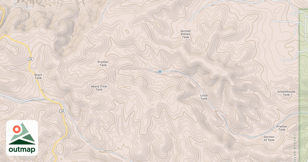 Map of PRATHER CANYON
