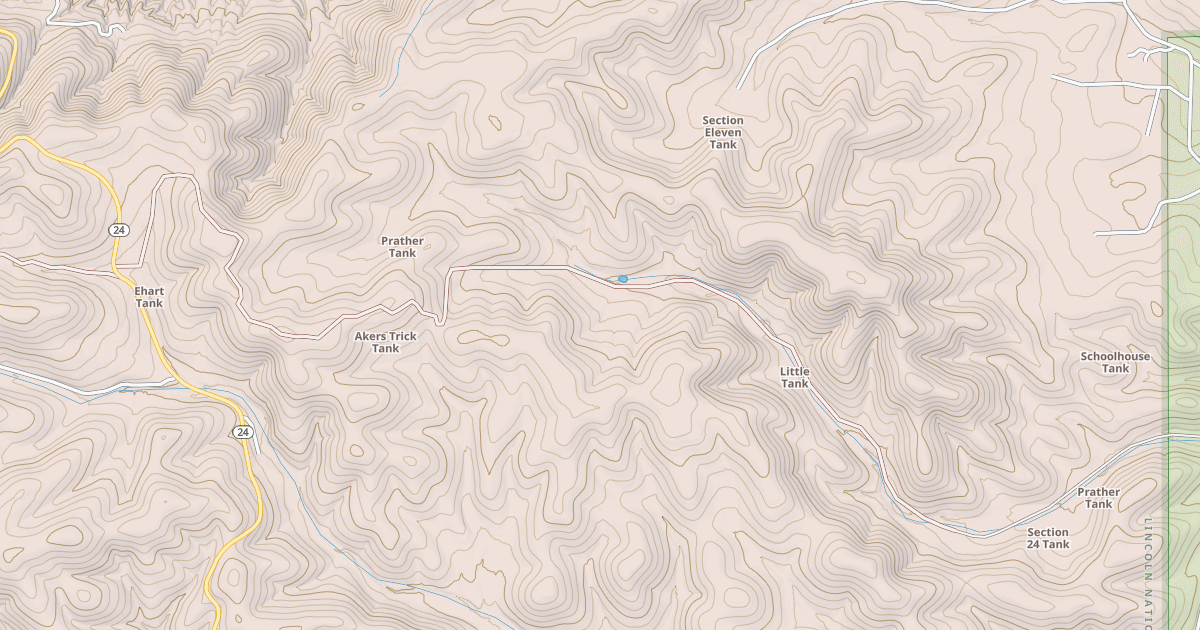 Map preview of PRATHER CANYON
