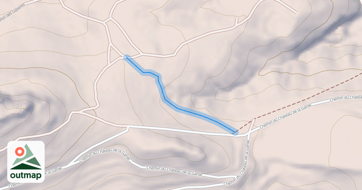 Map of Connecteur Château de la Garde