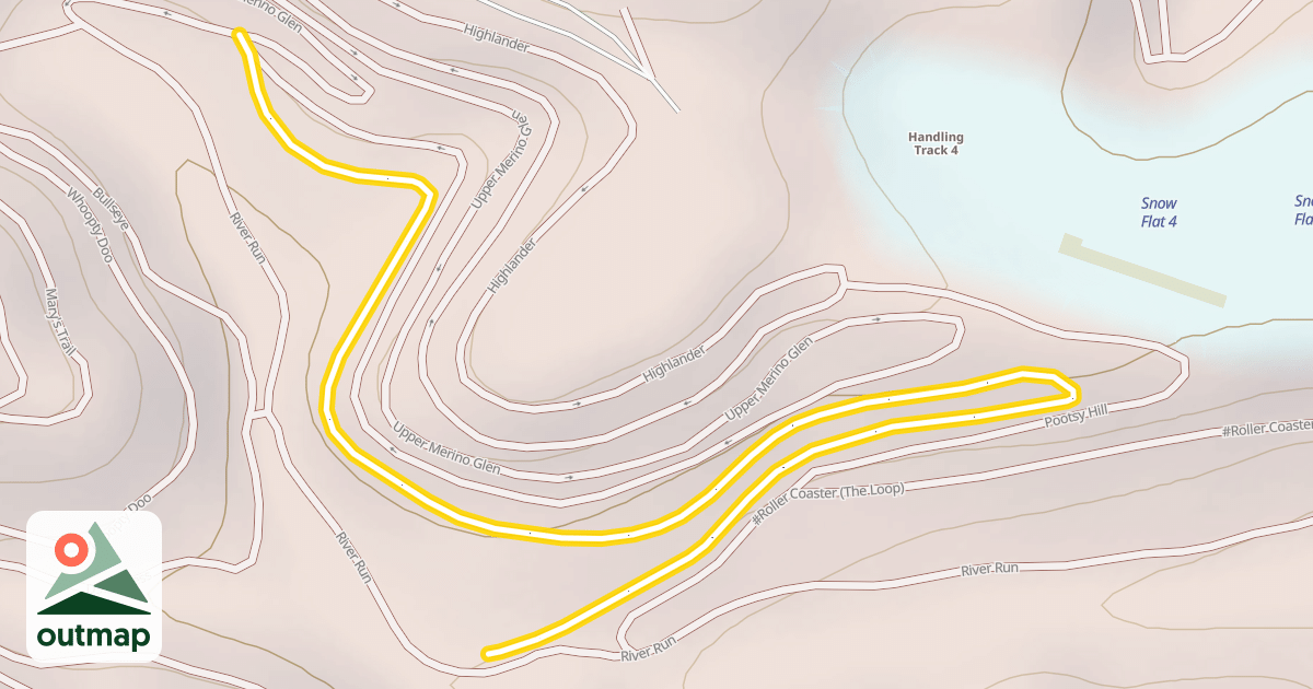 Map of Lower Merino Glen