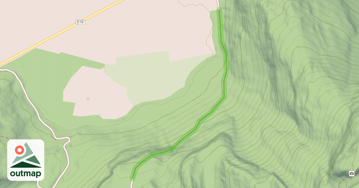 Map of Pas de la Roche