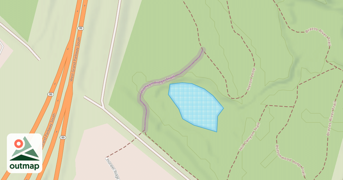 Map of Pioneer Ridge Trail