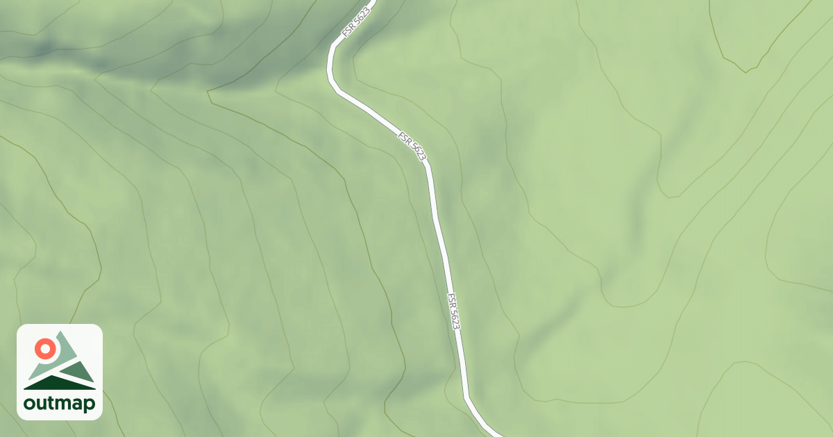 Map of (FDR) SOUTH LICK CREEK