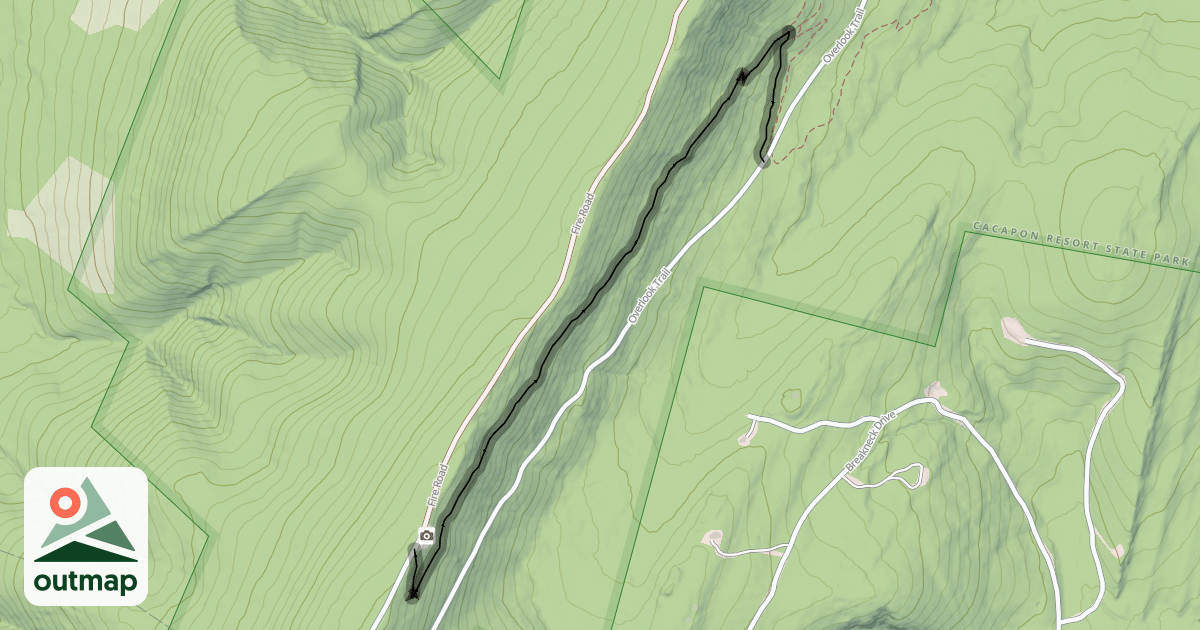 Map of Upper Thunderstruck