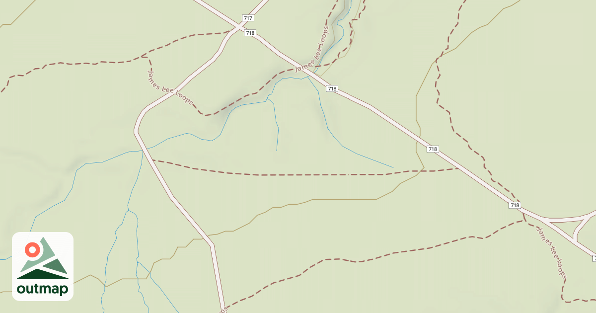 Map of J.V. MANAGEMENT ROAD