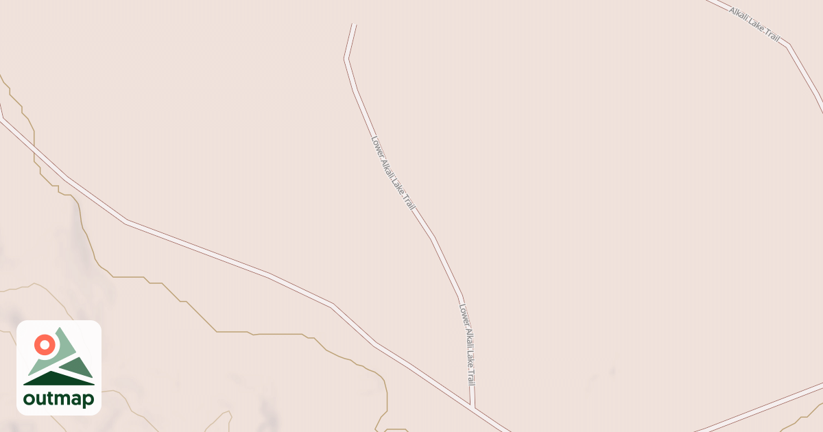 Map of LOWER ALKALI LAKE
